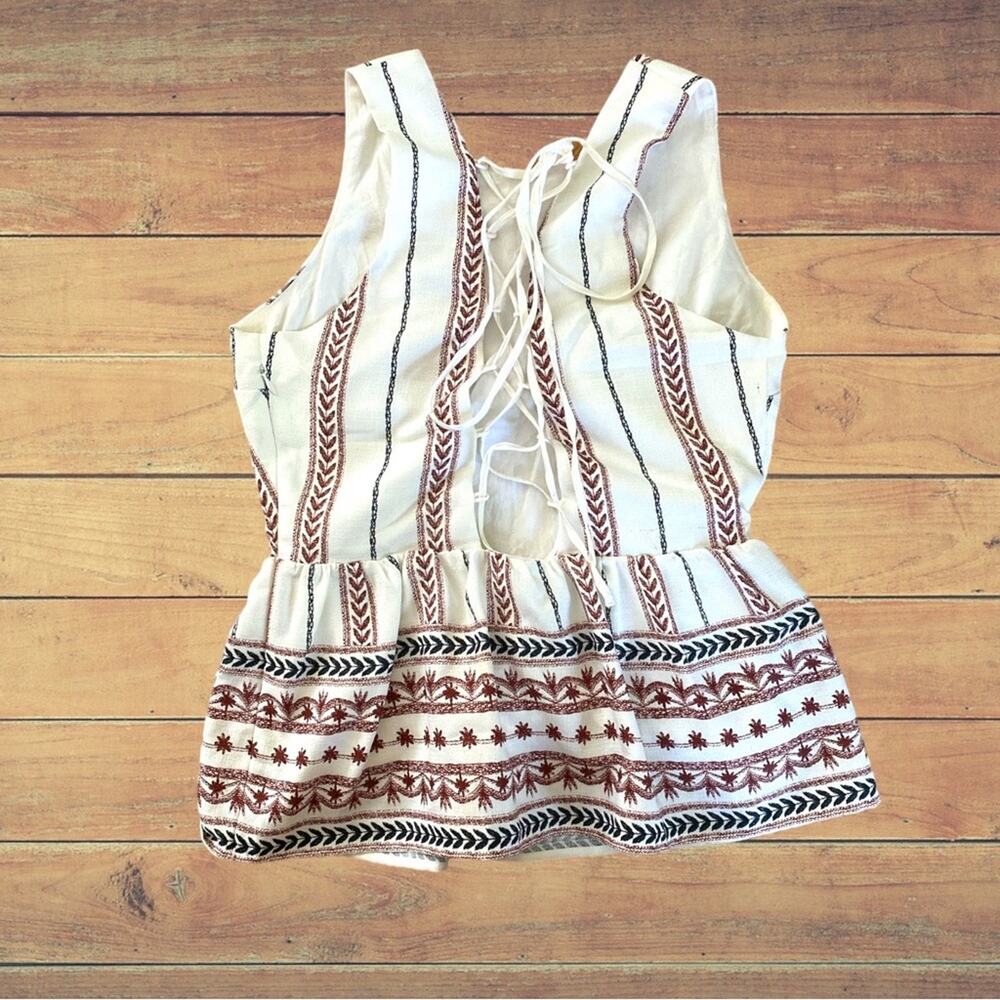 Moon River boho top with tie back